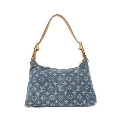 Pre-owned Louis Vuitton Blue Monogram Denim Shoulder Bag ()
