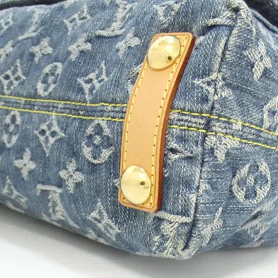 Pre-owned Louis Vuitton Blue Monogram Denim Shoulder Bag ()