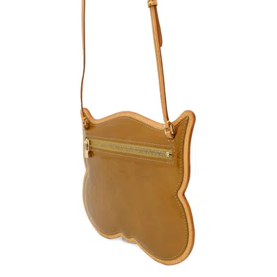 Pre-owned Louis Vuitton Bronze Monogram Vernis Pochette Shoulder Bag () In Brown
