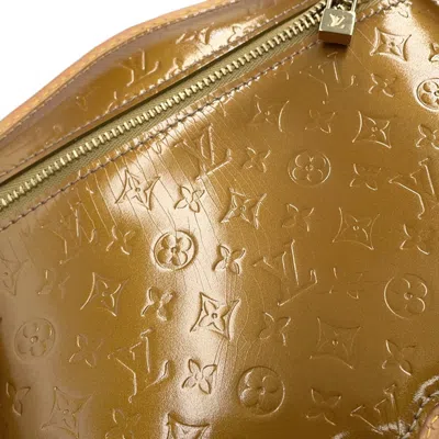 Pre-owned Louis Vuitton Bronze Monogram Vernis Pochette Shoulder Bag () In Brown