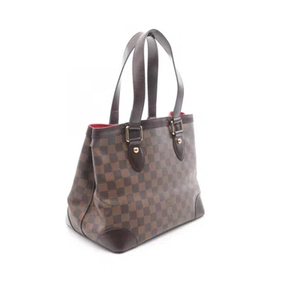 Pre-owned Louis Vuitton Brown Coated Canvas Leather Tote Bag ()