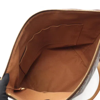 Pre-owned Louis Vuitton Brown Coated Canvas Leather Tote Bag ()