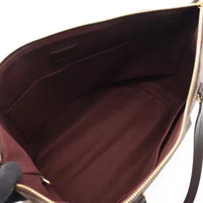 Pre-owned Louis Vuitton Brown Coated Canvas Leather Tote Bag ()
