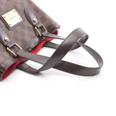 Pre-owned Louis Vuitton Brown Coated Canvas Leather Tote Bag ()