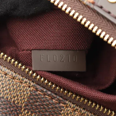 Pre-owned Louis Vuitton Brown Coated Canvas Leather Tote Bag ()