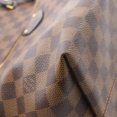 Pre-owned Louis Vuitton Brown Coated Canvas Leather Tote Bag ()
