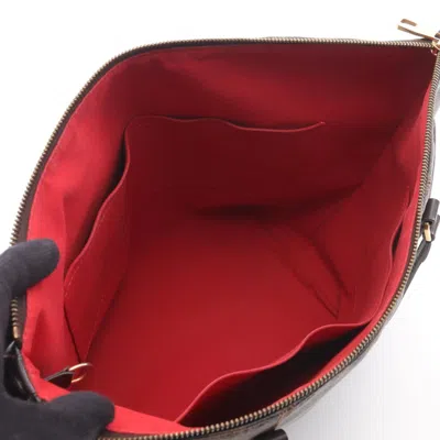 Pre-owned Louis Vuitton Brown Coated Canvas Leather Tote Bag ()