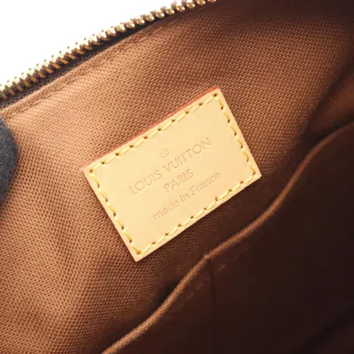 Pre-owned Louis Vuitton Brown Coated Canvas Shoulder Bag ()