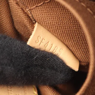 Pre-owned Louis Vuitton Brown Coated Canvas Shoulder Bag ()