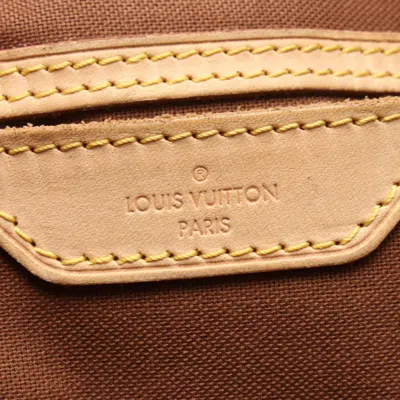 Pre-owned Louis Vuitton Brown Coated Canvas Shoulder Bag ()