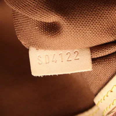 Pre-owned Louis Vuitton Brown Coated Canvas Shoulder Bag ()