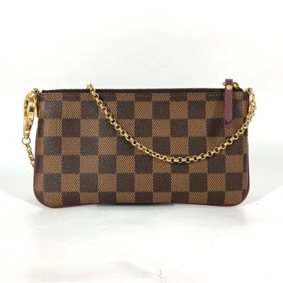 Pre-owned Louis Vuitton Brown Damier Canvas Damier Canvas Pochette Pouch Shoulder Bag ()