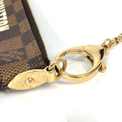 Pre-owned Louis Vuitton Brown Damier Canvas Damier Canvas Pochette Pouch Shoulder Bag ()