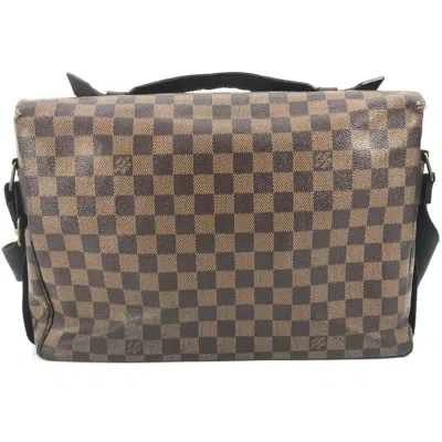 Pre-owned Louis Vuitton Brown Damier Canvas Ebene Galle Damier Canvas Messenger Bag Shoulder Bag ()