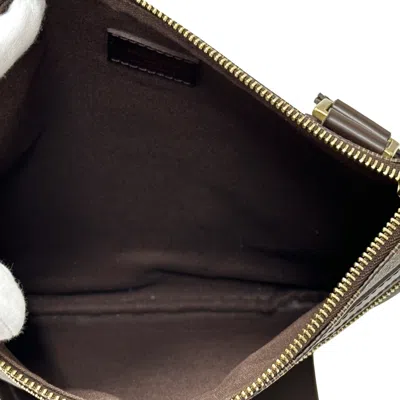 Pre-owned Louis Vuitton Brown Damier Canvas Galle Damier Canvas Pochette Shoulder Bag ()