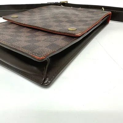 Pre-owned Louis Vuitton Brown Damier Canvas Pochette Shoulder Bag ()