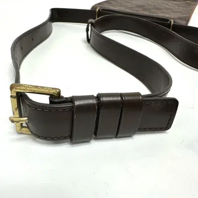Pre-owned Louis Vuitton Brown Damier Canvas Pochette Shoulder Bag ()