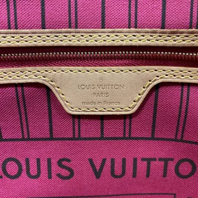 Pre-owned Louis Vuitton Brown Fuchsia Tote Bag () In Multi