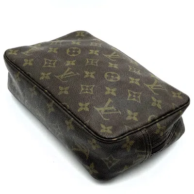 Pre-owned Louis Vuitton Brown Monogram Canvas Clutch Bag ()