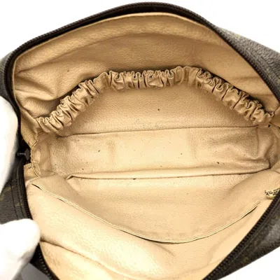 Pre-owned Louis Vuitton Brown Monogram Canvas Clutch Bag ()