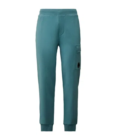 C.p. Company Cargo Sweatpants In Blue