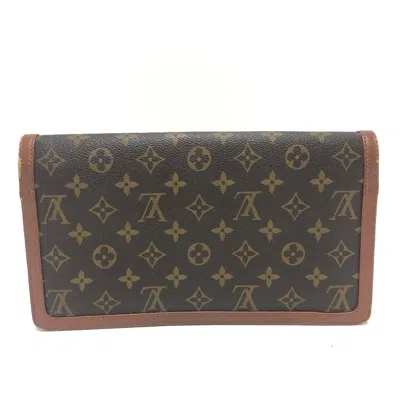 Pre-owned Louis Vuitton Brown Monogram Clutch Bag Pochette Pouch ()