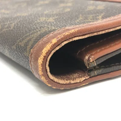 Pre-owned Louis Vuitton Brown Monogram Clutch Bag Pochette Pouch ()