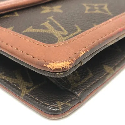 Pre-owned Louis Vuitton Brown Monogram Clutch Bag Pochette Pouch ()