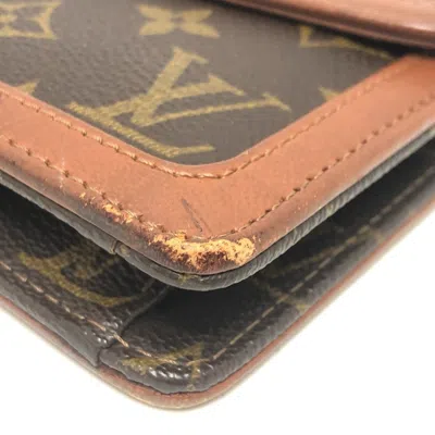 Pre-owned Louis Vuitton Brown Monogram Clutch Bag Pochette Pouch ()