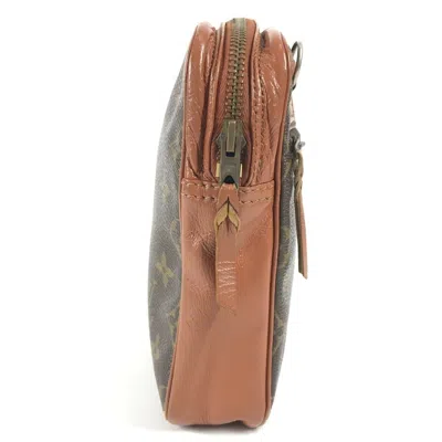 Pre-owned Louis Vuitton Brown Monogram Clutch Bag Pouch ()