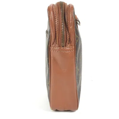 Pre-owned Louis Vuitton Brown Monogram Clutch Bag Pouch ()