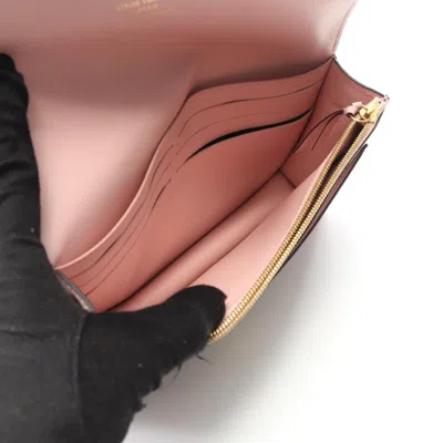 Pre-owned Louis Vuitton Brown Monogram Pink Rose Ballerine Coated Canvas Shoulder Bag ()