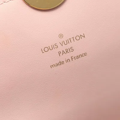 Pre-owned Louis Vuitton Brown Monogram Pink Rose Ballerine Coated Canvas Shoulder Bag ()