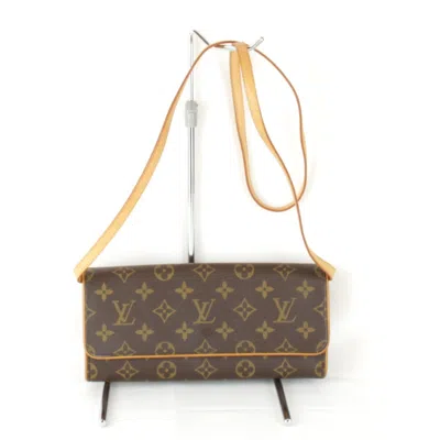 Pre-owned Louis Vuitton Brown Monogram Pochette Shoulder Bag ()