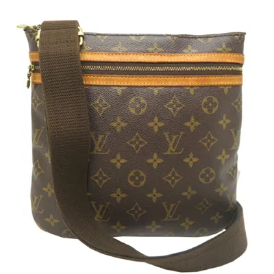 Pre-owned Louis Vuitton Brown Monogram Pochette Shoulder Bag ()
