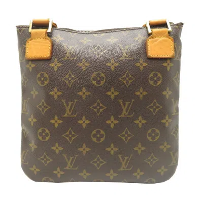 Pre-owned Louis Vuitton Brown Monogram Pochette Shoulder Bag ()