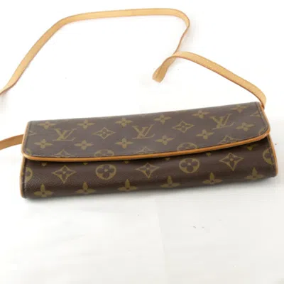 Pre-owned Louis Vuitton Brown Monogram Pochette Shoulder Bag ()