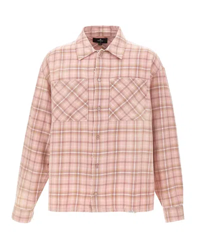 Represent Clothing Camicia Check Rosa In Pink