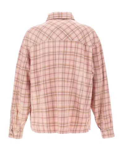 Represent Clothing Camicia Check Rosa In Pink