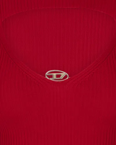 Diesel M-olina Formula Red Jersey In Red