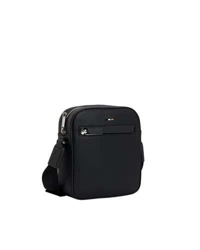 Hugo Boss Reporter Bag Con Logo In Rilievo Nero In Black