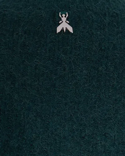 Patrizia Pepe Maglia Girocollo A Costine Verde In Green