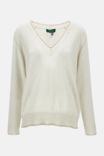 Lorena Antoniazzi Neckline Knitwear In Neutral