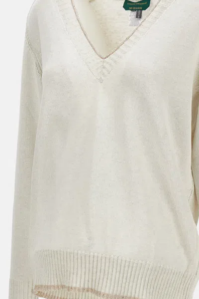 Lorena Antoniazzi Neckline Knitwear In Neutral