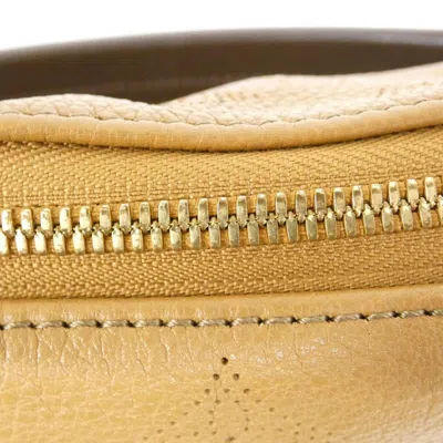 Pre-owned Louis Vuitton Caramel Leather Shoulder Bag () In Brown