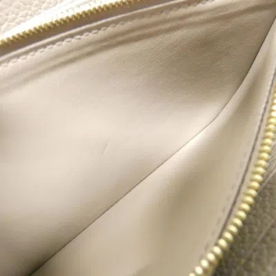 Pre-owned Louis Vuitton Cream Tourterelle Monogram Empreinte Long Wallet (bi-fold) () In Multi