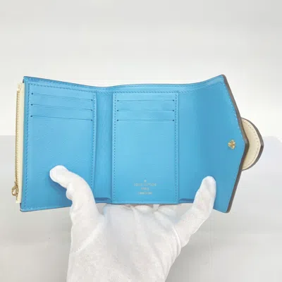 Pre-owned Louis Vuitton Cream Wallet (tri-fold) () In White