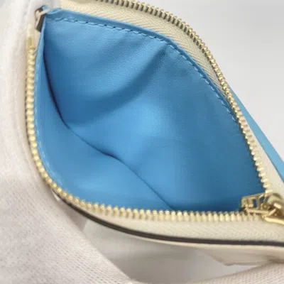 Pre-owned Louis Vuitton Cream Wallet (tri-fold) () In White