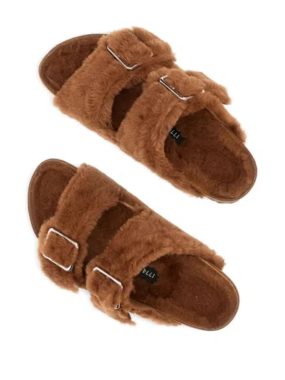 Birkenstock Becomes Berlin Arizona Shearling 1774 In Brown