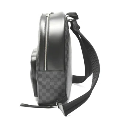 Pre-owned Louis Vuitton Damier Graphite Black Damier Graphite Backpack ()